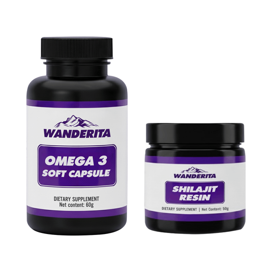 Wanderita Shilajit Omega-3 Power Bundle