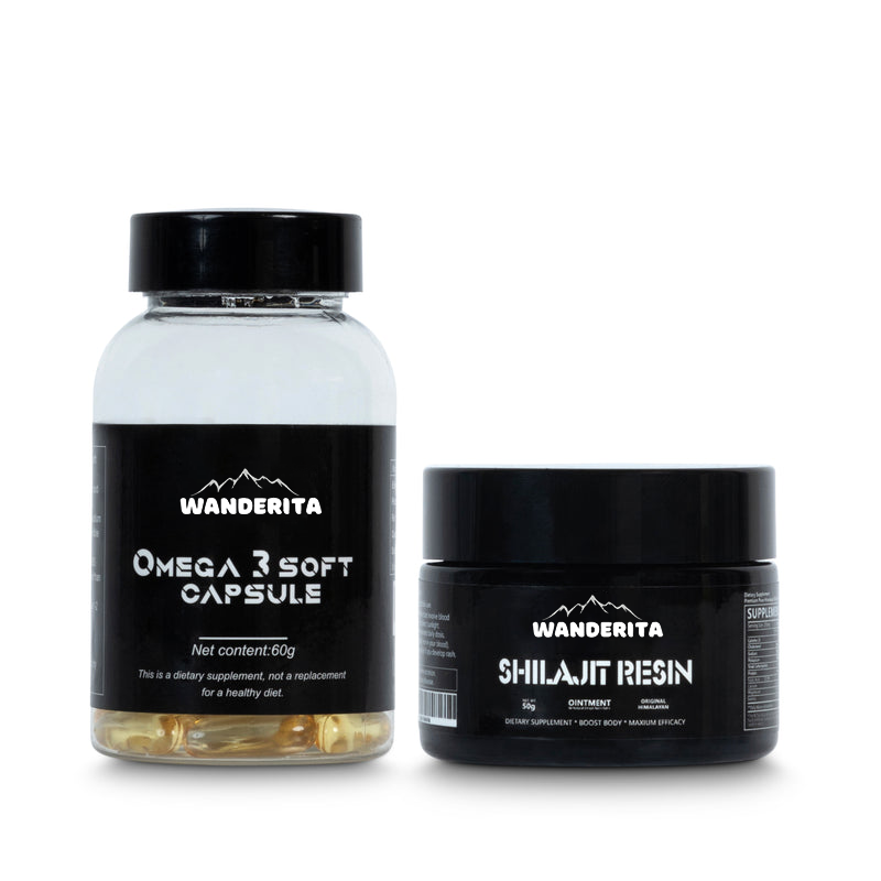Wanderita Shilajit Omega-3 Power Bundle